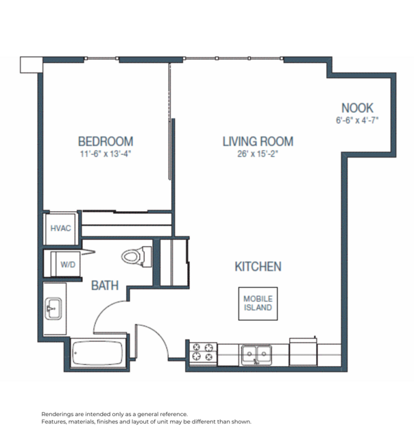 One Bedroom F