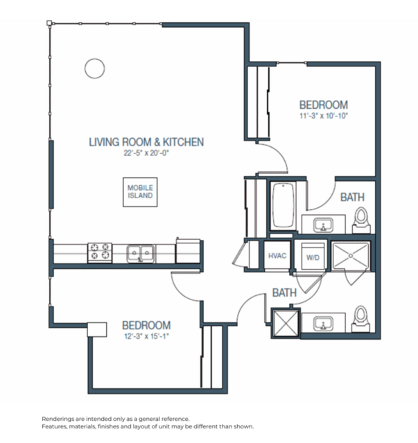 Two Bedroom C - Premium Renovation